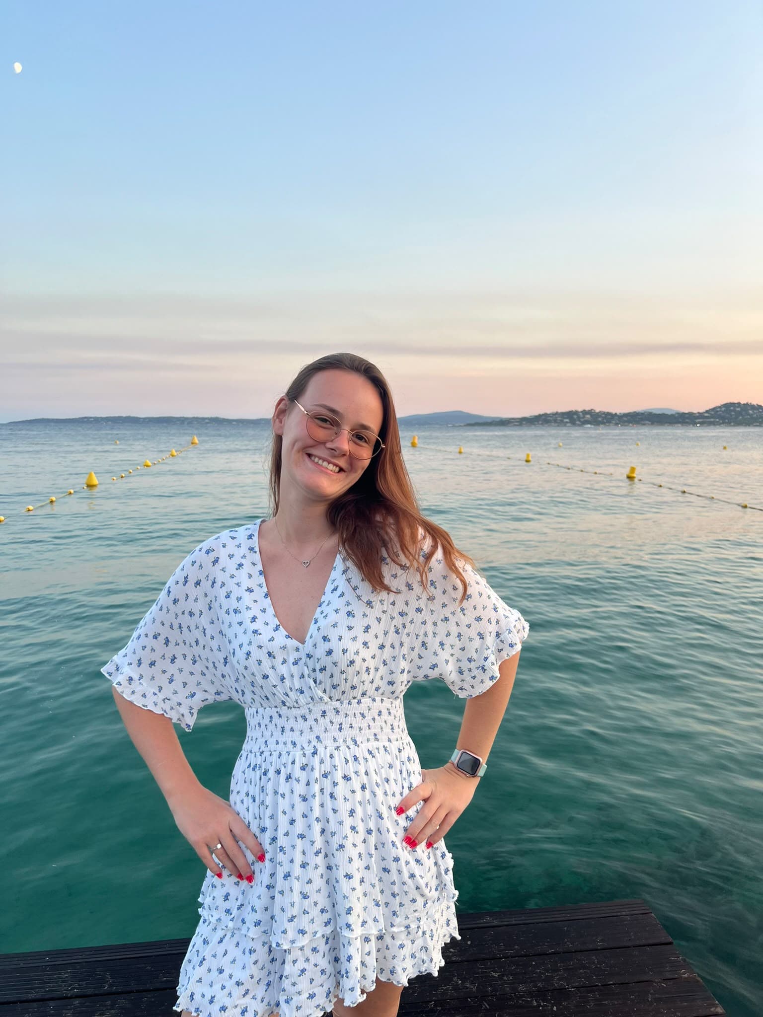 Jolina King am Meer